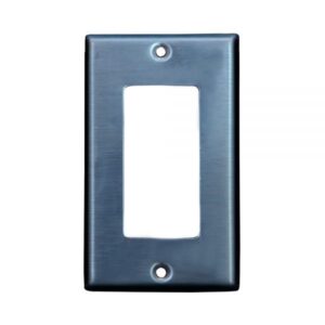 Placa para Tomacorriente Decora Universal Acero