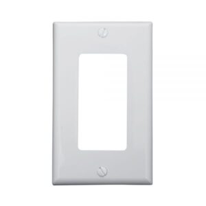 Placa para Tomacorriente Decora Universal Nylon Blanca