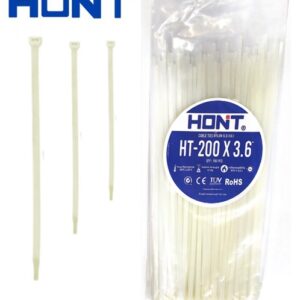 CINTILLO DE SUJECION DE NYLON HT-200 X 3.6 UL BLANCO HONT