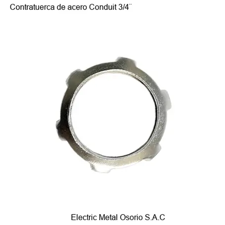 Contratuerca de acero Conduit 3/4¨